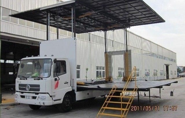 東風(fēng)天錦舞臺(tái)車(chē)兩面展開(kāi)