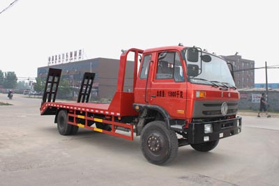 拉15-18噸東風(fēng)特商單橋平板運(yùn)輸車